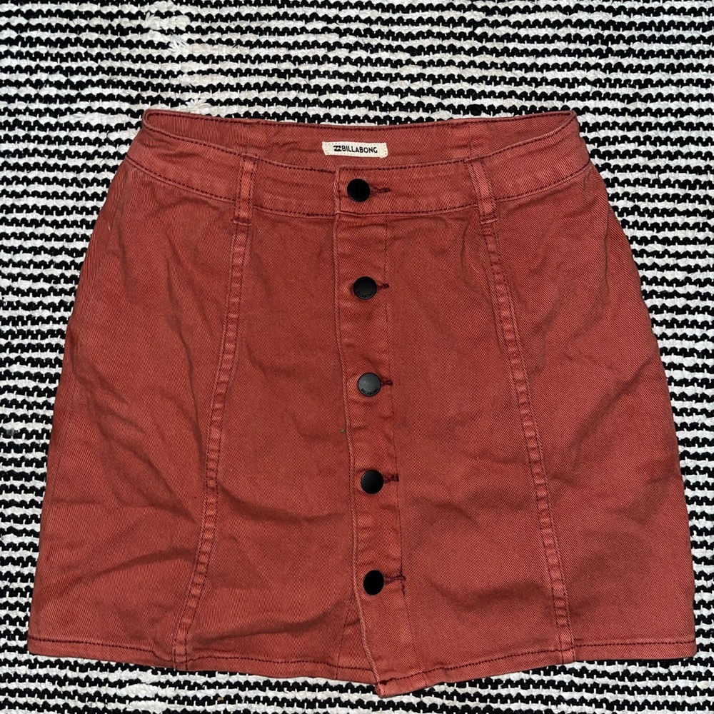 Billabong button up miniskirt